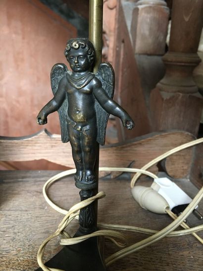Lot of three lights, XXth century:

- One...