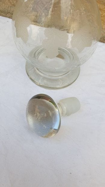 Lot of cut crystal glassware, XIX and XXth...