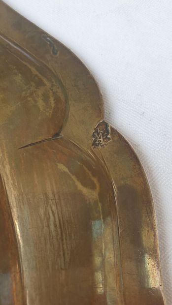 Silver dish with five contours. Paris 1752/1753....