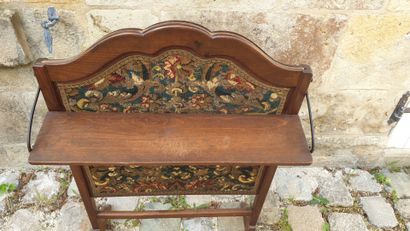 Pare-feu en bois naturel, style Louis XV,...
