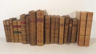 Set of 18 books of the XVIIIth, XIXth and...