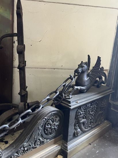 Restoration period gilded and chased bronze...