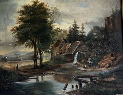 French school around 1850

Landscape with...