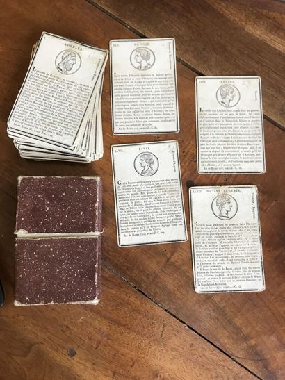Jeux de cartes sur l'Histoire de Rome, début...