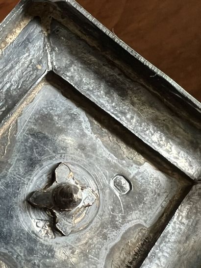 
Paire de moutardiers en argent, poinçon...