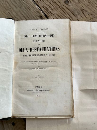 
History of the two Restorations by Achille...