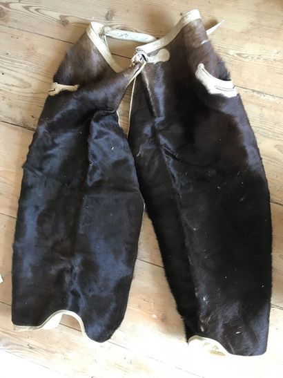 Pair of cowboy chaps, early 20th century,...