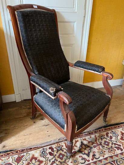 Fauteuil voltaire d'époque Restauration en...