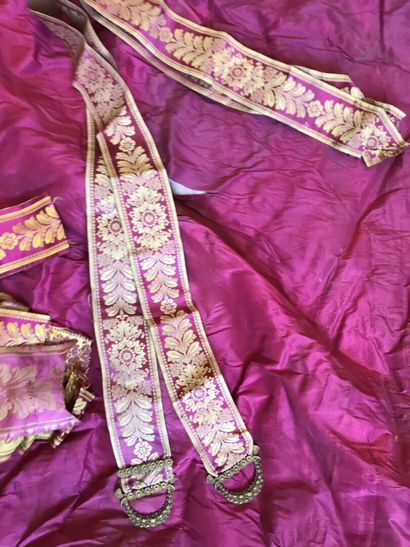 Pair of bell cords, Restoration period, gilt...