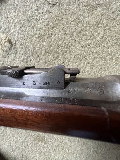 Bolt action rifle, model 1866. Barrel dated...