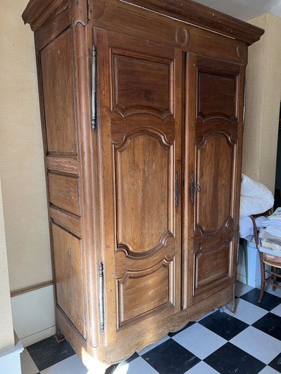 Natural wood cabinet from the beginning of...