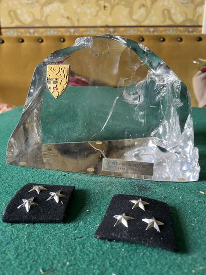 Memorabilia of Major General de G. Lot: important...