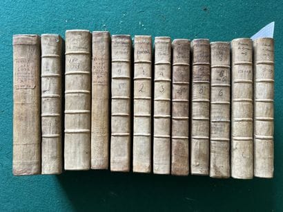 Lot of 12 books, not collated, in the state:...