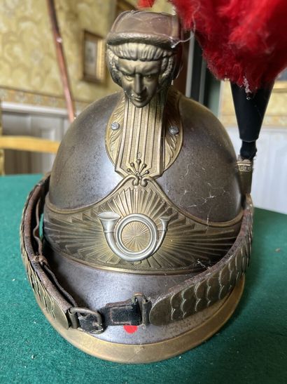 Helmet with crest of Chasseur à cheval, model...
