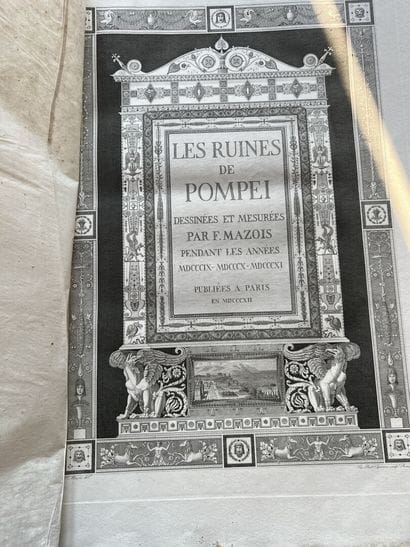 F. Mazois, Ruins of Pompeii

Two large volumes,...