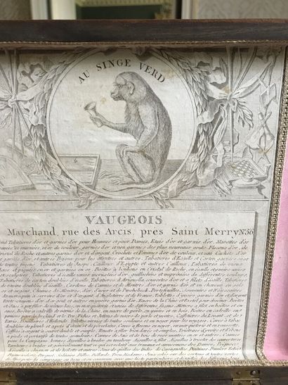 Au Singe Verd, Vaugeois marchand, Rue des...