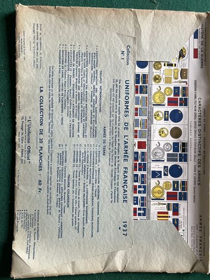 Uniforms of the French Army 1937. Army. Suite...