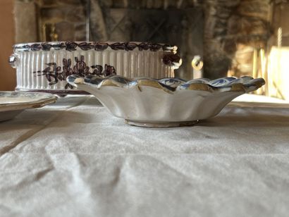 Lot in earthenware XVIIIth and XIXth century...
