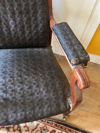 Fauteuil voltaire d'époque Restauration en...