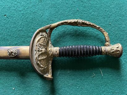 Officer's sword, model 1817 with chasing....