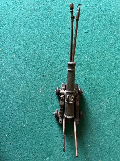 Model of the Alma marine gun. Rifled barrel,...