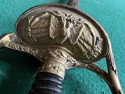 Officer's sword, model 1817 with chasing....