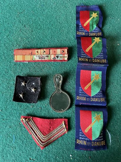 Memorabilia of Major General de G. Lot: bar...