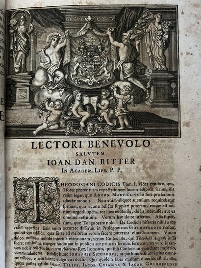 Codex Theodosianus cum Comment. Gothofredi...