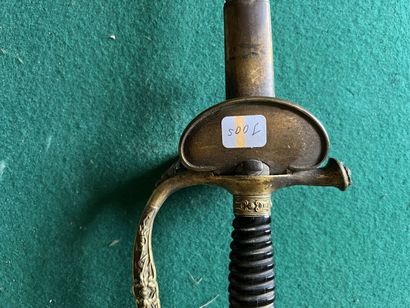Officer's sword, model 1817 with chasing....