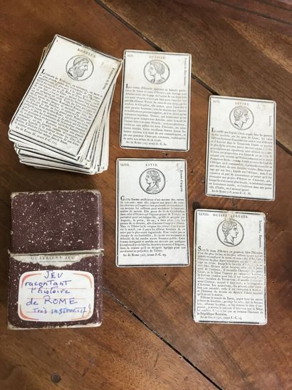 Jeux de cartes sur l'Histoire de Rome, début...