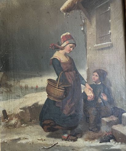 French school, around 1840

Woman giving...