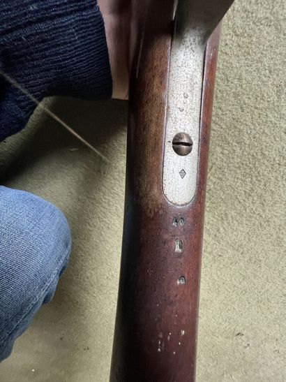 Bolt action rifle, model 1866. Barrel dated...