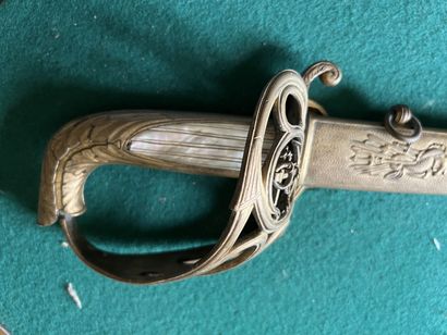 Danish naval officer's saber. Handle with...