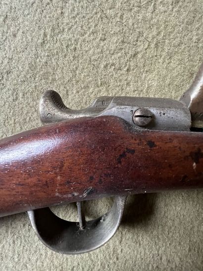Bolt action rifle, model 1866. Barrel dated...