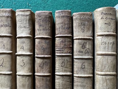 Lot of 12 books, not collated, in the state:...