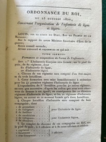 Directory of the military state of France...