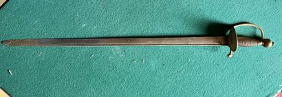 Infantry saber. Fully filigree fuse. Brass...