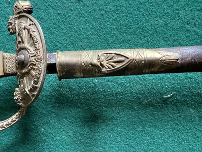 Officer's sword of Grenadiers. Spindle with...