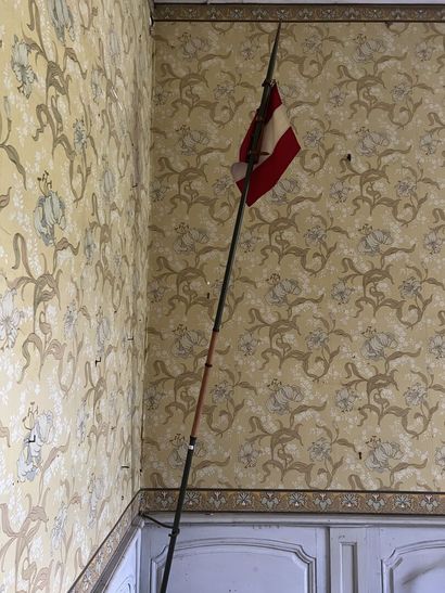 German cavalry lance, in iron painted in...