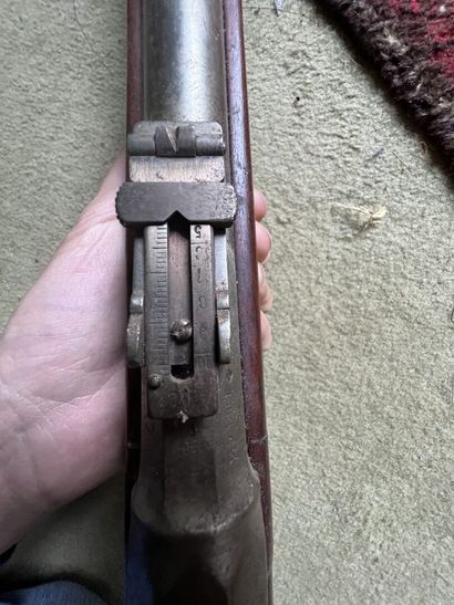 Bolt action rifle, model 1866. Barrel dated...