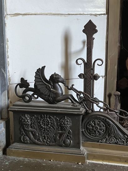 Restoration period gilded and chased bronze...