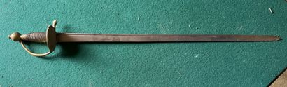 Infantry saber. Fully filigree fuse. Brass...