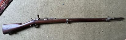 Bolt action rifle, model 1866. Barrel dated...