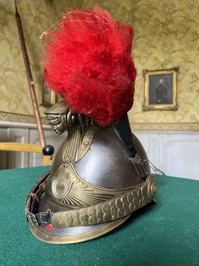 Helmet with crest of Chasseur à cheval, model...