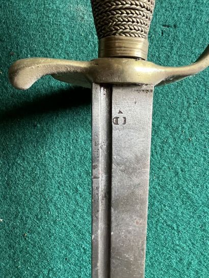 Infantry saber. Fully filigree fuse. Brass...