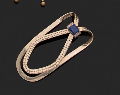 JEAN ÉTÉ

Money clip in white gold, decorated...