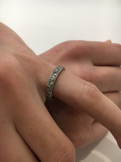 American wedding band in platinum

Gross...