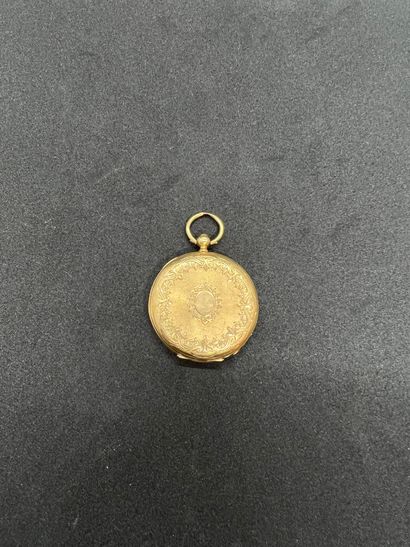 18K yellow gold 750‰ pocket watch. Radiant...