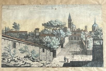 Suite of five optical views, 18th century

Representing...
