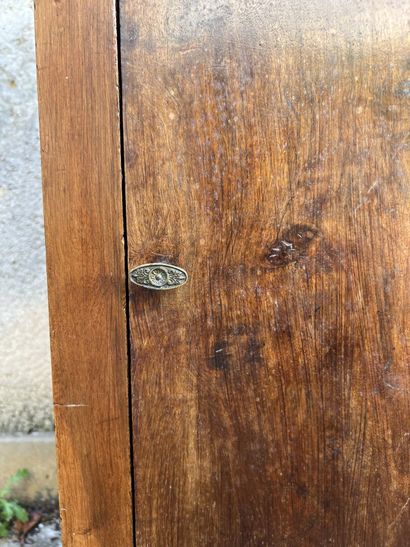 Bedside table in natural wood early XXth...